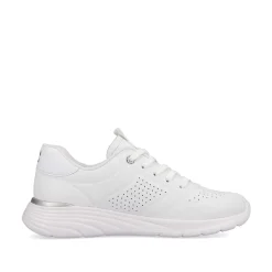 Rieker Dame Sneaker Lav Krystal Hvid