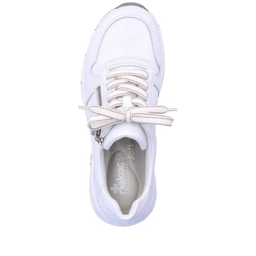 Rieker Dame Sneaker Lav Krystal Hvid