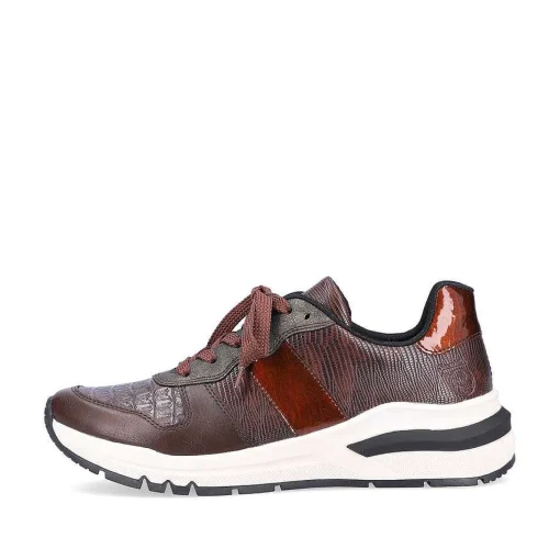 Rieker Dame Sneaker Lav Kaffe Brun