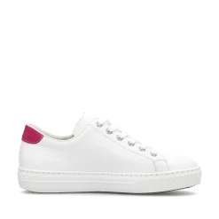 Rieker Dame Sneaker Lav Krystal Hvid