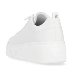 Rieker Dame Sneaker Lav Krystal Hvid