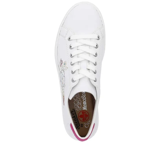 Rieker Dame Sneaker Lav Krystal Hvid