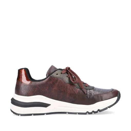 Rieker Dame Sneaker Lav Kaffe Brun