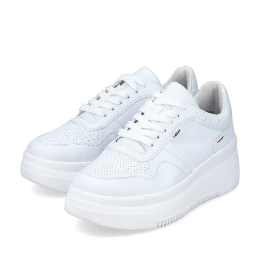 Rieker Dame Sneaker Lav Krystal Hvid