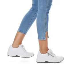 Rieker Dame Sneaker Lav Krystal Hvid