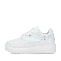 Rieker Dame Sneaker Lav Krystal Hvid