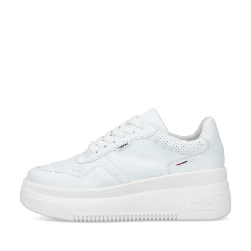 Rieker Dame Sneaker Lav Krystal Hvid