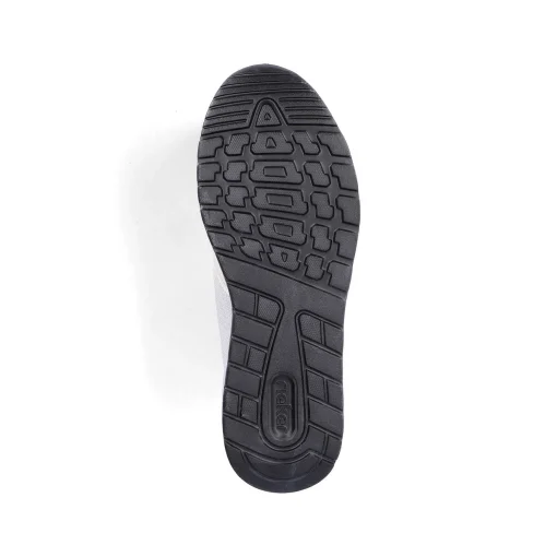 Rieker Dame Sneaker Lav Perle Hvid-Sand Beige