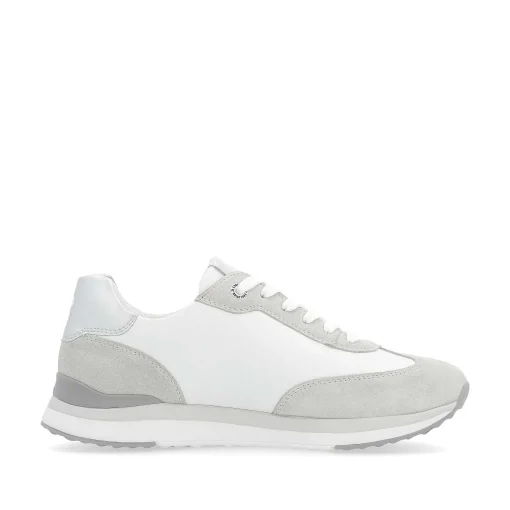 Rieker Dame Sneaker Lav Perle-Hvid Ler-Beige