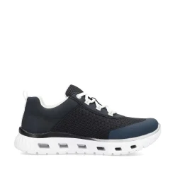 Rieker Dame Sneaker Lav Stal Bla