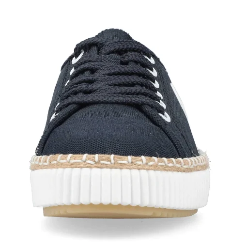 Rieker Dame Sneaker Lav Stal Bla