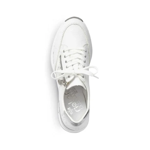 Rieker Dame Sneaker Lav Svane Hvid