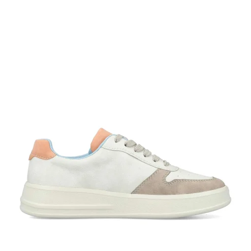Rieker Dame Sneaker Lav Svane Hvid