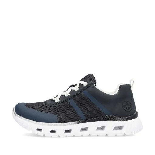 Rieker Dame Sneaker Lav Stal Bla