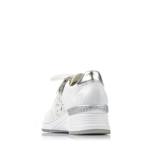 Rieker Dame Sneaker Lav Svane Hvid