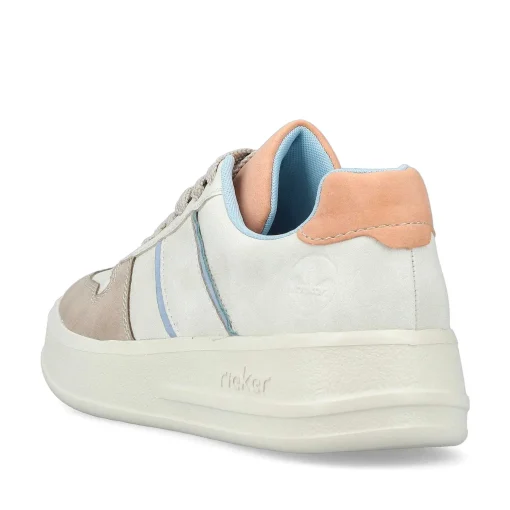 Rieker Dame Sneaker Lav Svane Hvid