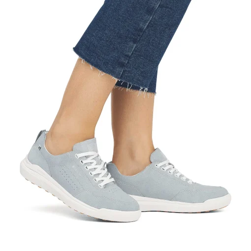 Rieker Dame Sneaker Lav Stal Bla