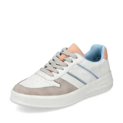 Rieker Dame Sneaker Lav Svane Hvid
