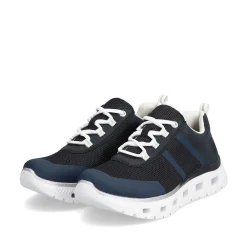 Rieker Dame Sneaker Lav Stal Bla
