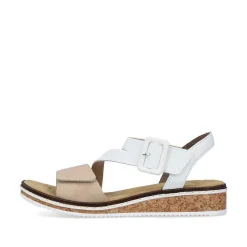 Rieker Damesandaler Edelweis Champagne Beige