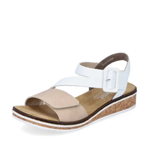Rieker Damesandaler Edelweis Champagne Beige