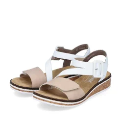 Rieker Damesandaler Edelweis Champagne Beige
