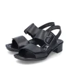 Rieker Damesandaler Med Stropper I Blank Sort