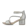 Rieker Damesandaler Med Stropper I Solv Metallic