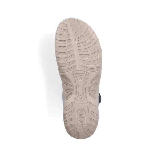 Rieker Damesandaler Med Stropper Himmelbla