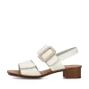 Rieker Damesandaler Med Stropper I Lys Beige