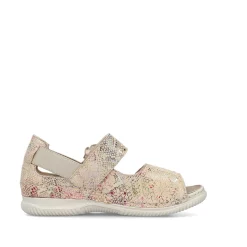 Rieker Damesandaler Med Stropper I Multi-Creme