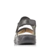 Rieker Damesandaler Med Stropper, Nat Sorte