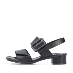 Rieker Damesandaler Med Stropper I Blank Sort