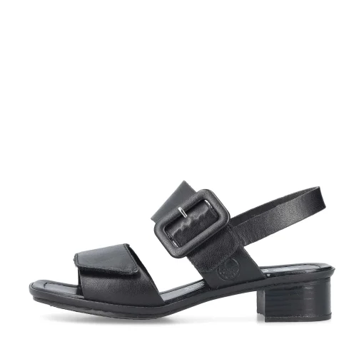Rieker Damesandaler Med Stropper I Blank Sort