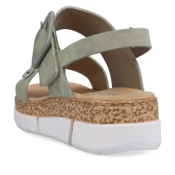 Rieker Damesandaler Med Stropper Mintgron