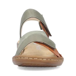 Rieker Damesandaler Med Stropper Gron Gra