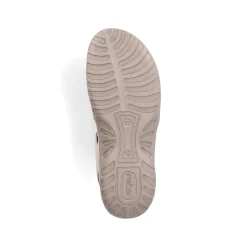 Rieker Damesandaler Med Stropper I Lys Beige