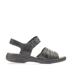 Rieker Damesandaler Med Stropper, Nat Sorte