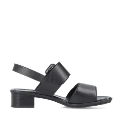 Rieker Damesandaler Med Stropper I Blank Sort