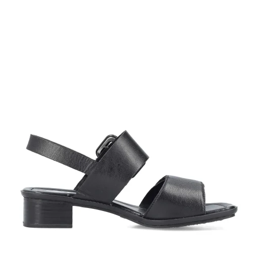 Rieker Damesandaler Med Stropper I Blank Sort