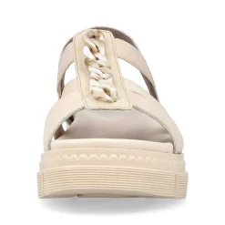 Rieker Damesandaler Med Stropper I Lys Beige