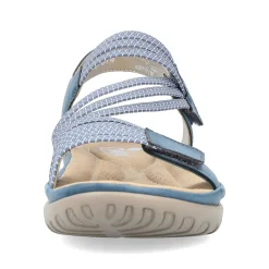 Rieker Damesandaler Med Stropper Himmelbla