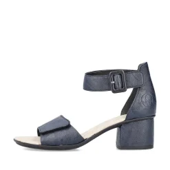 Rieker Damesandaler Med Stropper Marinebla