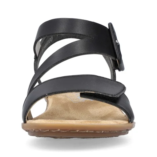 Rieker Damesandaler Med Stropper, Nat Sorte