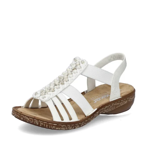 Rieker Damesandaler Med Stropper I Lys Beige