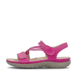 Rieker Damesandaler Med Stropper, Pink