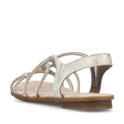 Rieker Damesandaler Med Stropper I Lys Beige