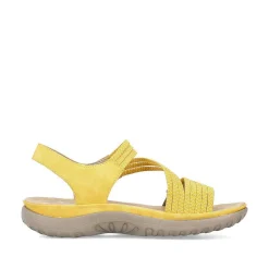 Rieker Damesandaler Med Stropper, Citrongul