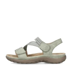 Rieker Damesandaler Med Stropper Mintgron