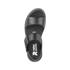 Rieker Damesandaler Med Stropper Midnight Black